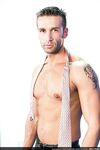 Handsome Spanish gay businessman Hugo Martin goes topless & shows his six pack