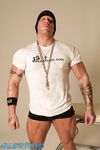 Bodybuilder Rob Diesel strips during his workout & shows his huge body & dick