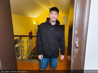 Sexy inked gay Bastian Karim gives a nice blowjob before POV anal sex