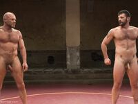Naked Kombat Chad Brock, Morgan Black