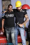 Hairy inked construction worker Tom Colt bangs gay ebony Lance Kincaid hard