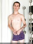 Hung twink strokes his big dick while having anal sex with Manuel Skye