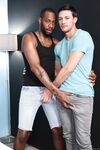 Gay men Matt Heron & August Alexander blow each other & have hardcore anal sex