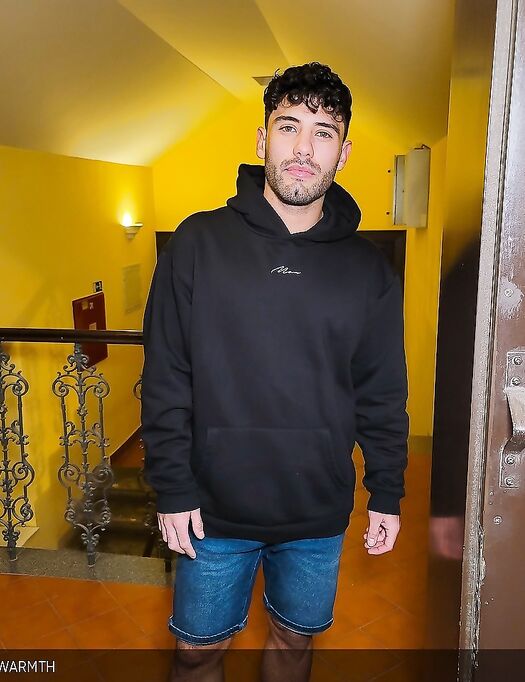 Sexy inked gay Bastian Karim gives a nice blowjob before POV anal sex